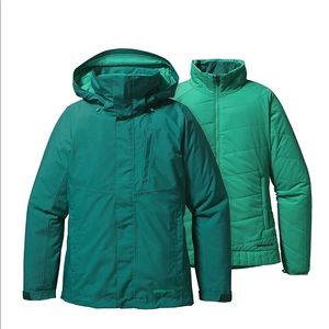 Patagonia Snowbelle 3-in-1 Jacket in Arbor Green